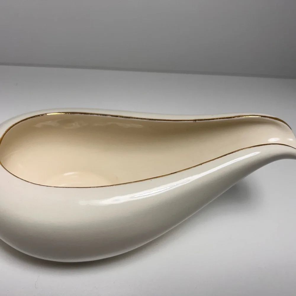 3/$25 SALE! Vintage Homer Laughlin Golden Wheat Cream Gravy‎ Boat with Creamer